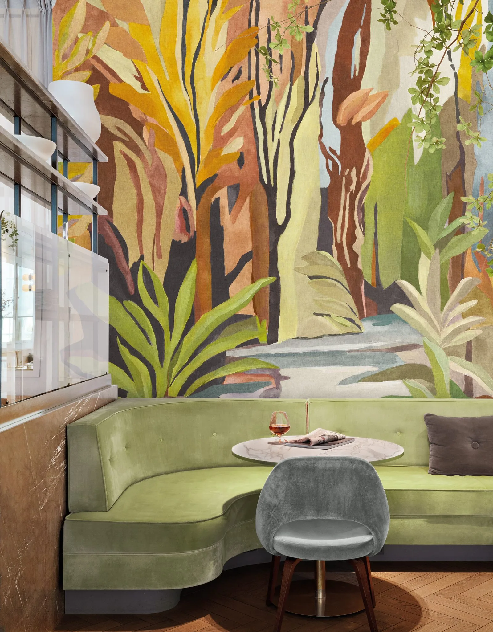 Papier peint panoramique Taiga Jungle — Collection Ray, Khrôma by Masureel