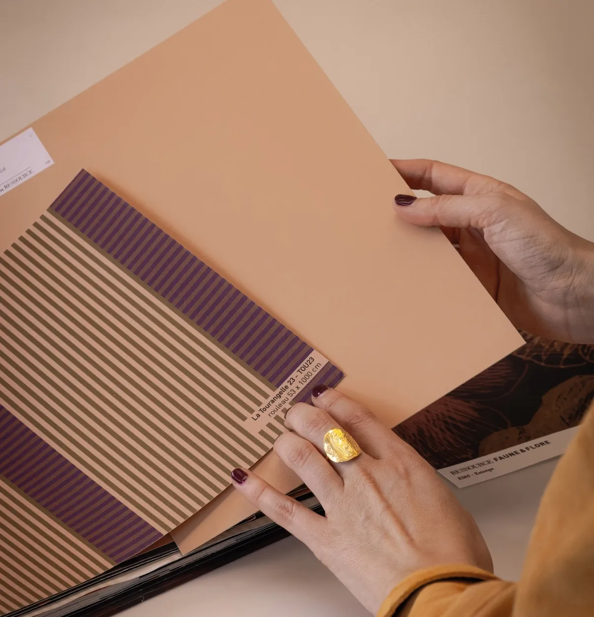 Échantillons de papiers peints Ressource — Maison Esclavissat Mâcon