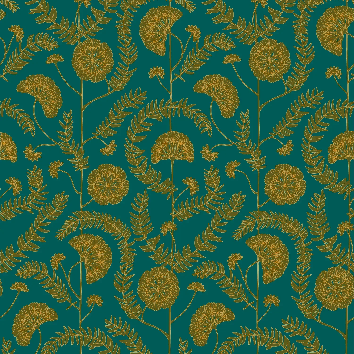 Papier peint Ressource Faune & Flore motif Anna AA02 — Maison Esclavissat Mâcon