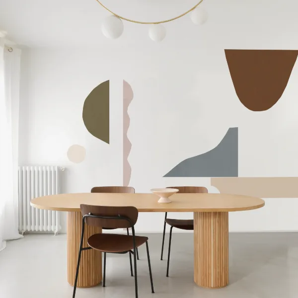 Papier peint Ressource Heju motif Rivage Lunaire — Maison Esclavissat Mâcon