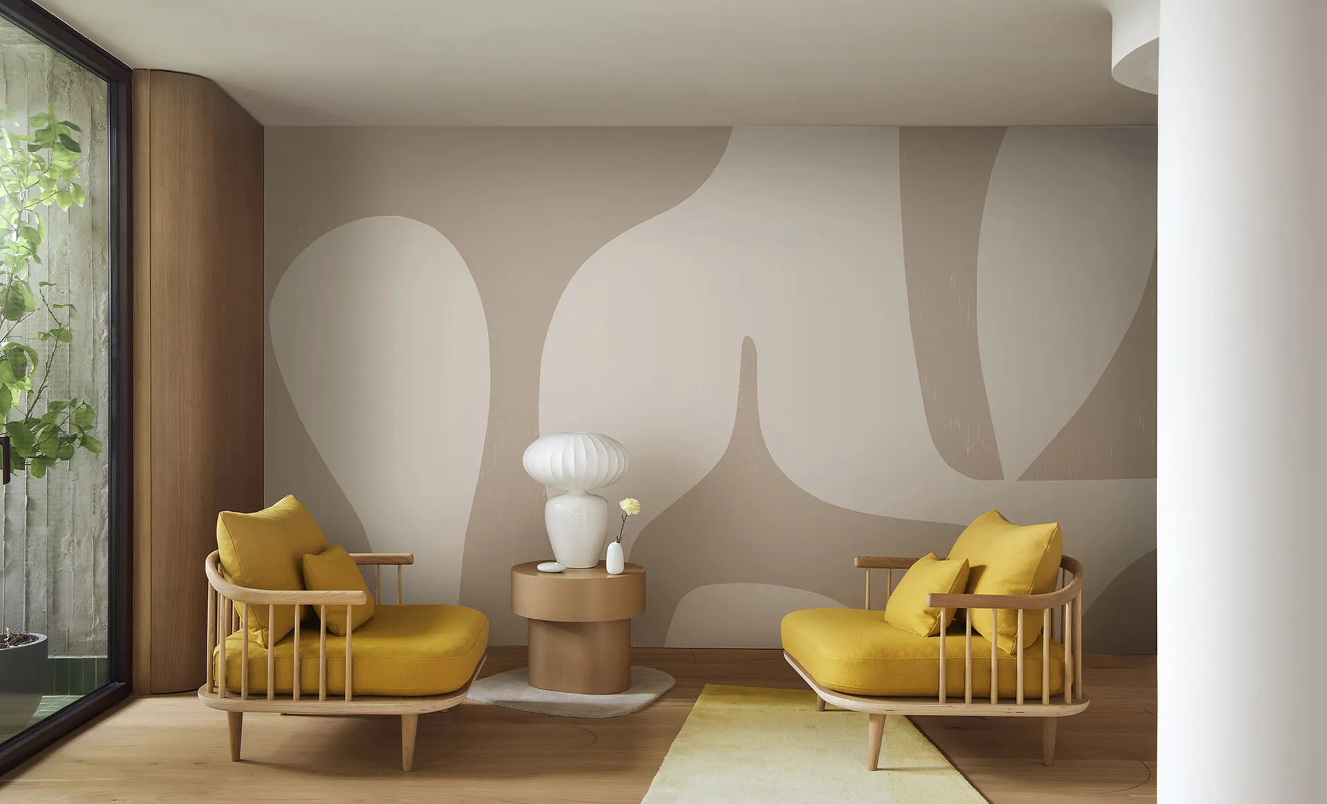Papier peint Wall & Deco — décor mural panoramique — Maison Esclavissat Mâcon