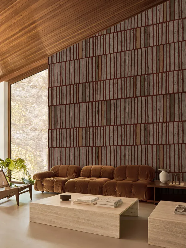 Papier peint Wall & Deco collection In Brown We Trust — Maison Esclavissat Mâcon