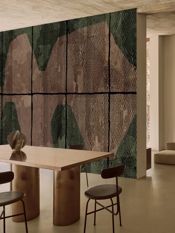 Papier peint Wall & Deco collection In Brown We Trust — motif Incognito — Maison Esclavissat Mâcon