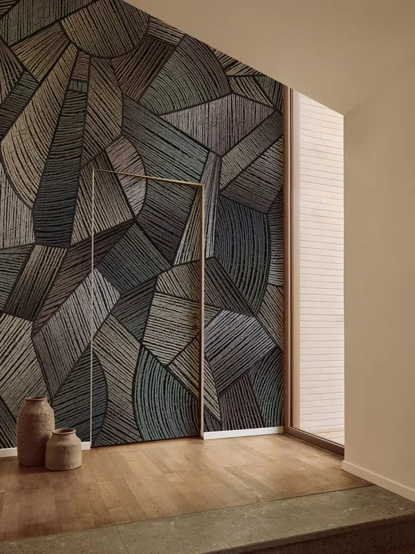 Papier peint Wall & Deco collection In Brown We Trust — motif Long Tale — Maison Esclavissat Mâcon