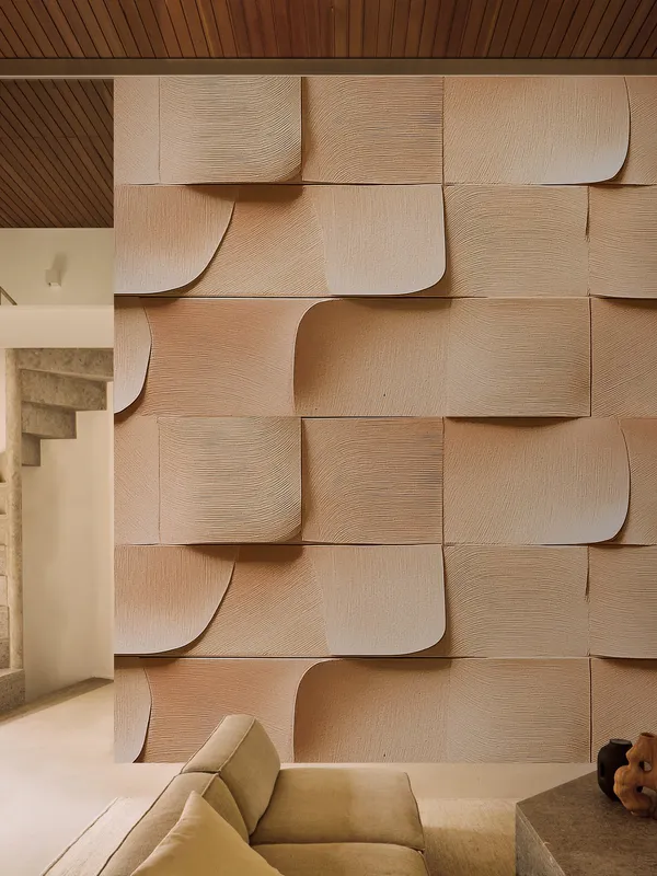 Papier peint Wall & Deco collection In Brown We Trust — motif Scaglie — Maison Esclavissat Mâcon