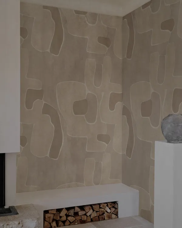 Papier peint Wall & Deco collection Mediterraneo — motif Contrast — Maison Esclavissat Mâcon