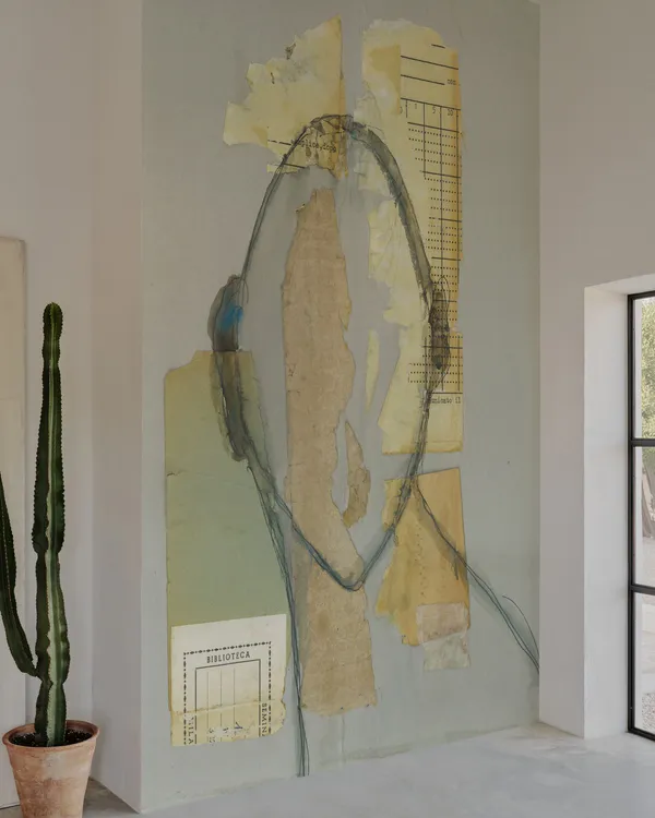 Papier peint Wall & Deco collection Mediterraneo — motif L'Archivista — Maison Esclavissat Mâcon
