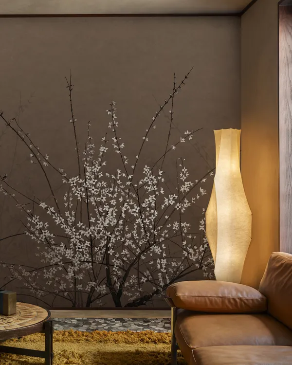 Papier peint Wall & Deco collection Mid Century Glam — motif Mood for Love — Maison Esclavissat Mâcon