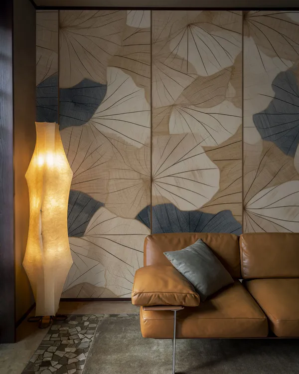 Papier peint Wall & Deco collection Mid Century Glam — motif Oriente — Maison Esclavissat Mâcon