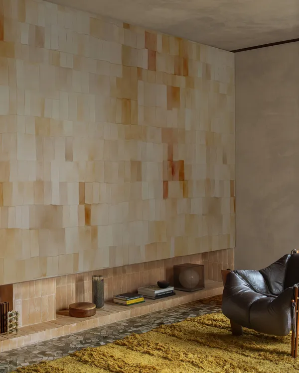 Papier peint Wall & Deco collection Mid Century Glam — motif Tiling — Maison Esclavissat Mâcon