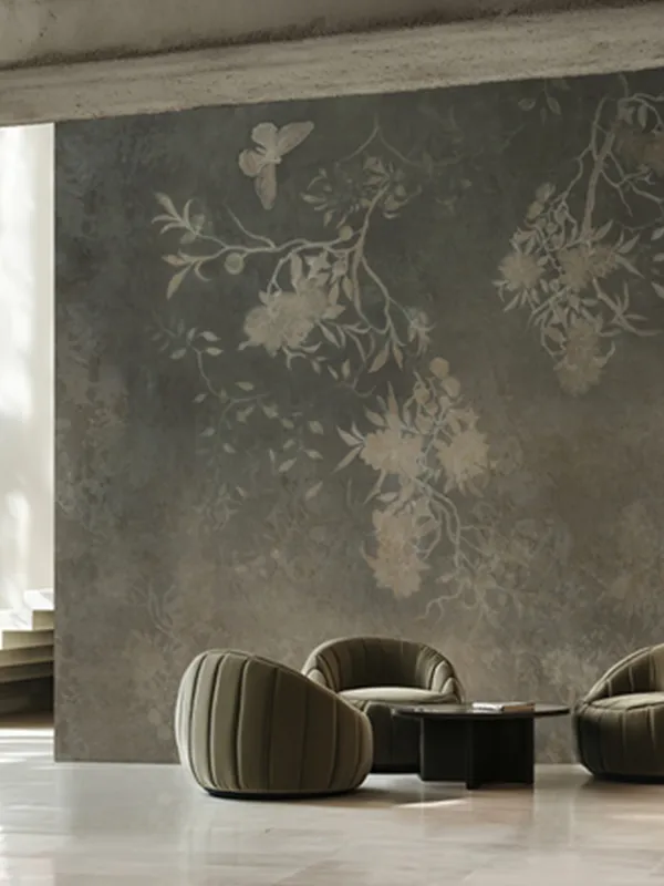 Papier peint Wall & Deco collection Modern Roots — motif Baudelaire — Maison Esclavissat Mâcon