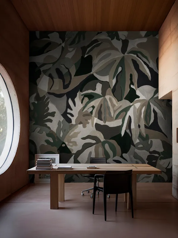 Papier peint Wall & Deco collection Modern Roots — motif Humaita — Maison Esclavissat Mâcon