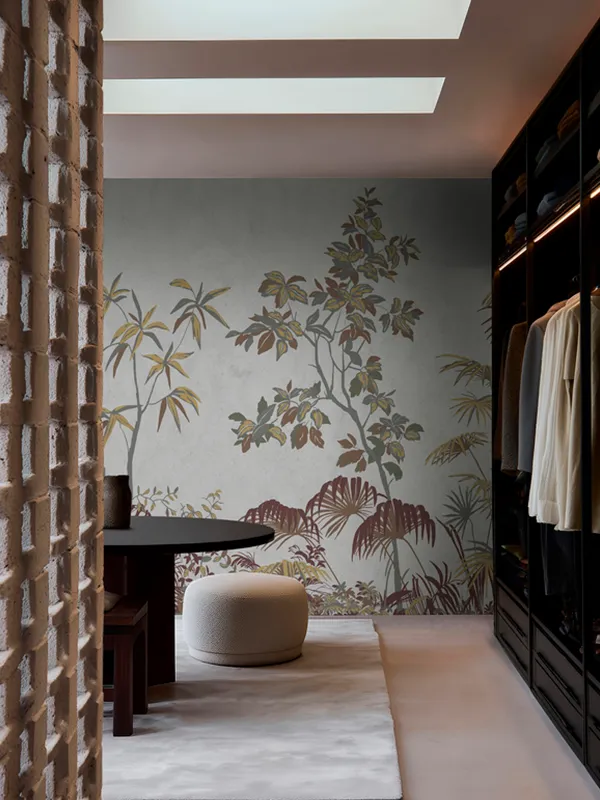 Papier peint Wall & Deco collection Modern Roots — motif Understory Reverie — Maison Esclavissat Mâcon