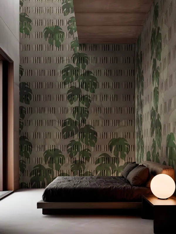 Papier peint Wall & Deco collection Modern Roots — motif XL — Maison Esclavissat Mâcon