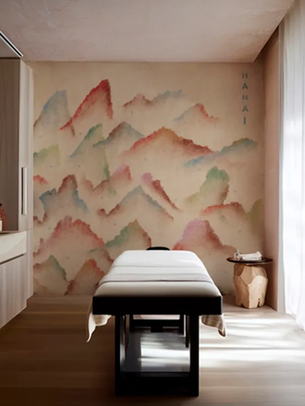 Papier peint Wall & Deco collection Mother Earth — motif Hanai — Maison Esclavissat Mâcon