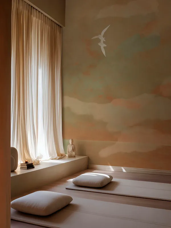 Papier peint Wall & Deco collection Mother Earth — motif Mindfulness — Maison Esclavissat Mâcon