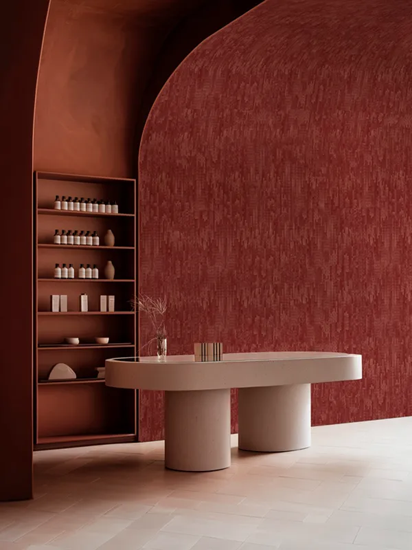 Papier peint Wall & Deco collection Mother Earth — motif Zen Drift — Maison Esclavissat Mâcon