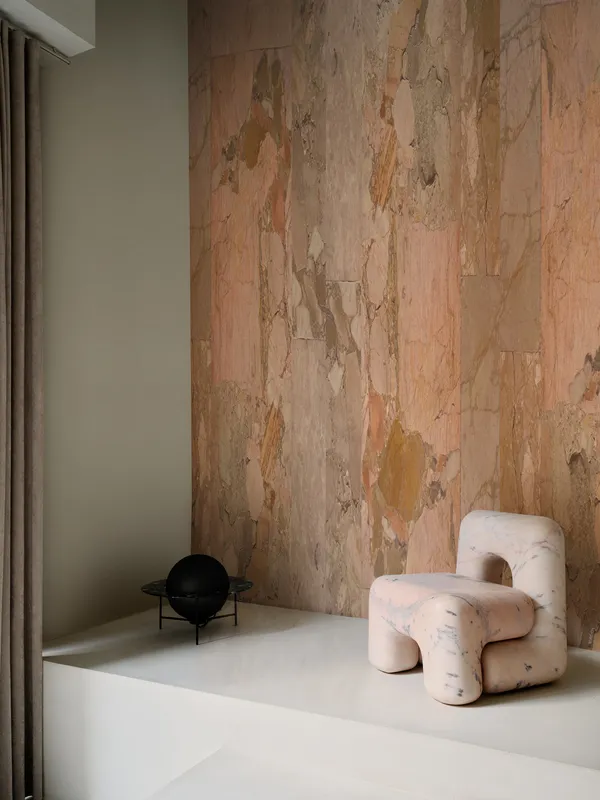 Papier peint Wall & Deco collection Soulful Minimalism — motif Beige Allure — Maison Esclavissat Mâcon