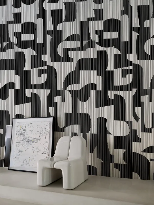 Papier peint Wall & Deco collection Soulful Minimalism — motif Dettaglio — Maison Esclavissat Mâcon