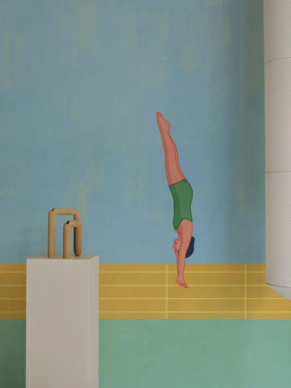 Papier peint Wall & Deco collection Soulful Minimalism — motif Olimpia — Maison Esclavissat Mâcon