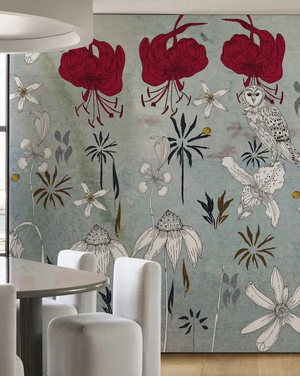 Papier peint Wall & Deco collection Sunday Mood — motif Daydream — Maison Esclavissat Mâcon