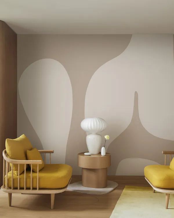Papier peint Wall & Deco collection Sunday Mood — motif Isamu — Maison Esclavissat Mâcon