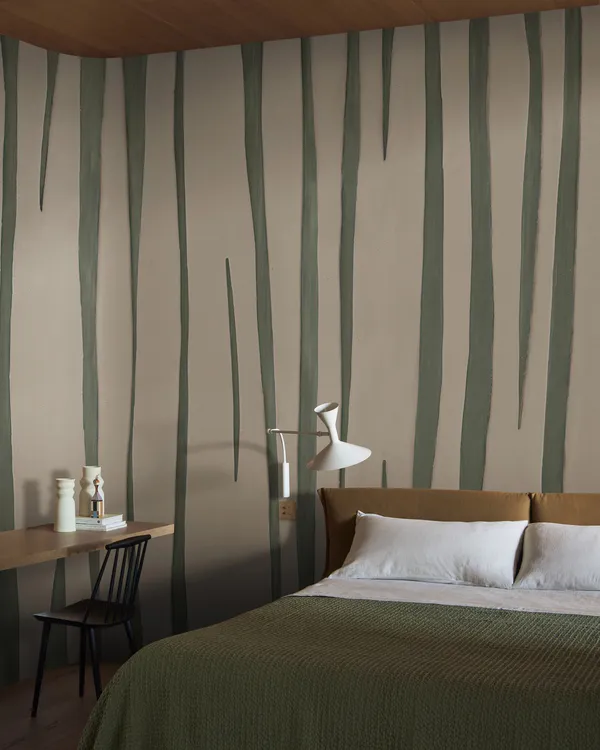 Papier peint Wall & Deco collection Sunday Mood — motif Marimbora — Maison Esclavissat Mâcon