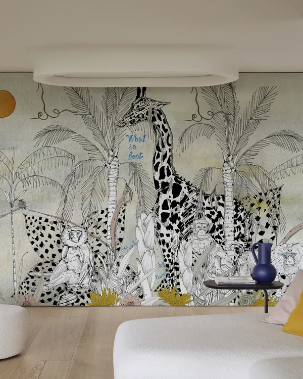 Papier peint Wall & Deco collection Sunday Mood — motif The Quest — Maison Esclavissat Mâcon