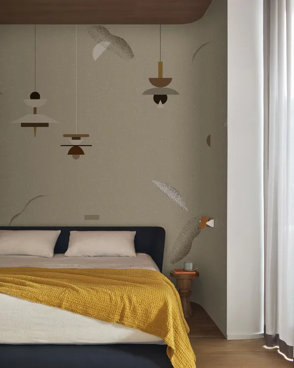 Papier peint Wall & Deco collection Sunday Mood — motif Ukabo — Maison Esclavissat Mâcon