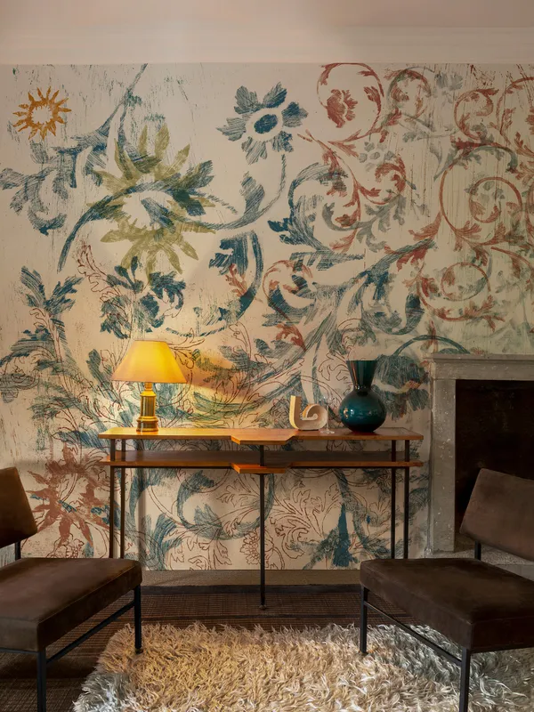 Papier peint Wall & Deco collection Timeless — motif Heritage — Maison Esclavissat Mâcon