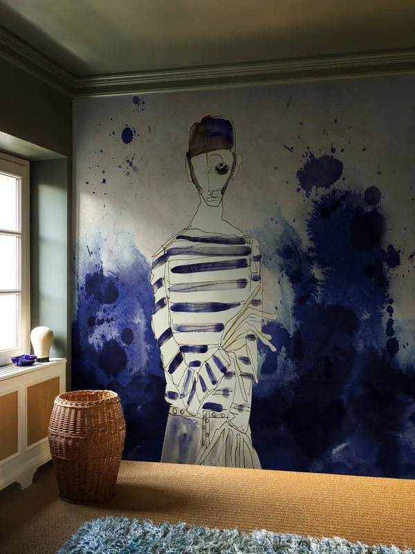 Papier peint Wall & Deco collection Timeless — motif Il Mare Dove Non Si Tocca — Maison Esclavissat Mâcon