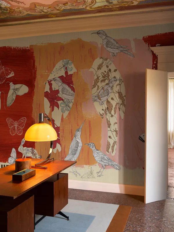 Papier peint Wall & Deco collection Timeless — motif In Out — Maison Esclavissat Mâcon