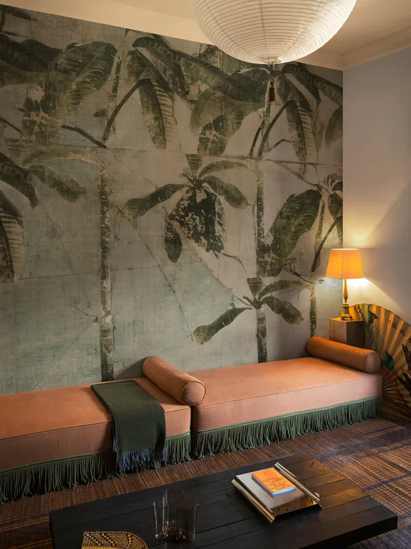 Papier peint Wall & Deco collection Timeless — motif La Aldaba — Maison Esclavissat Mâcon