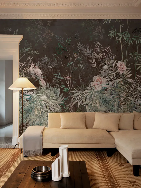 Papier peint Wall & Deco collection Timeless — motif Princess In Black — Maison Esclavissat Mâcon