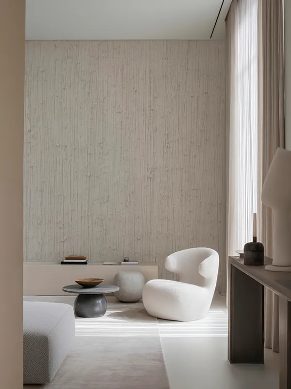Papier peint Wall & Deco collection Wild is the Wind — motif Cast In Wax — Maison Esclavissat Mâcon