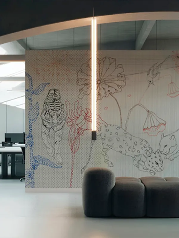 Papier peint Wall & Deco collection Wild is the Wind — motif Dots — Maison Esclavissat Mâcon