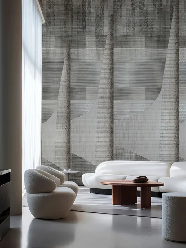 Papier peint Wall & Deco collection Wild is the Wind — motif Oscar — Maison Esclavissat Mâcon