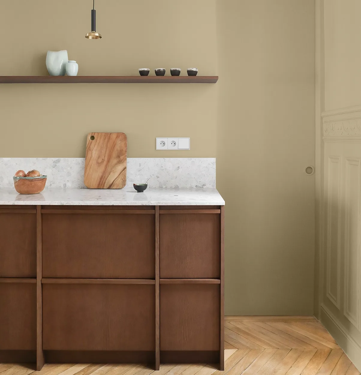 Cuisine peinte, collection Heju pour Ressource — Maison Esclavissat Mâcon