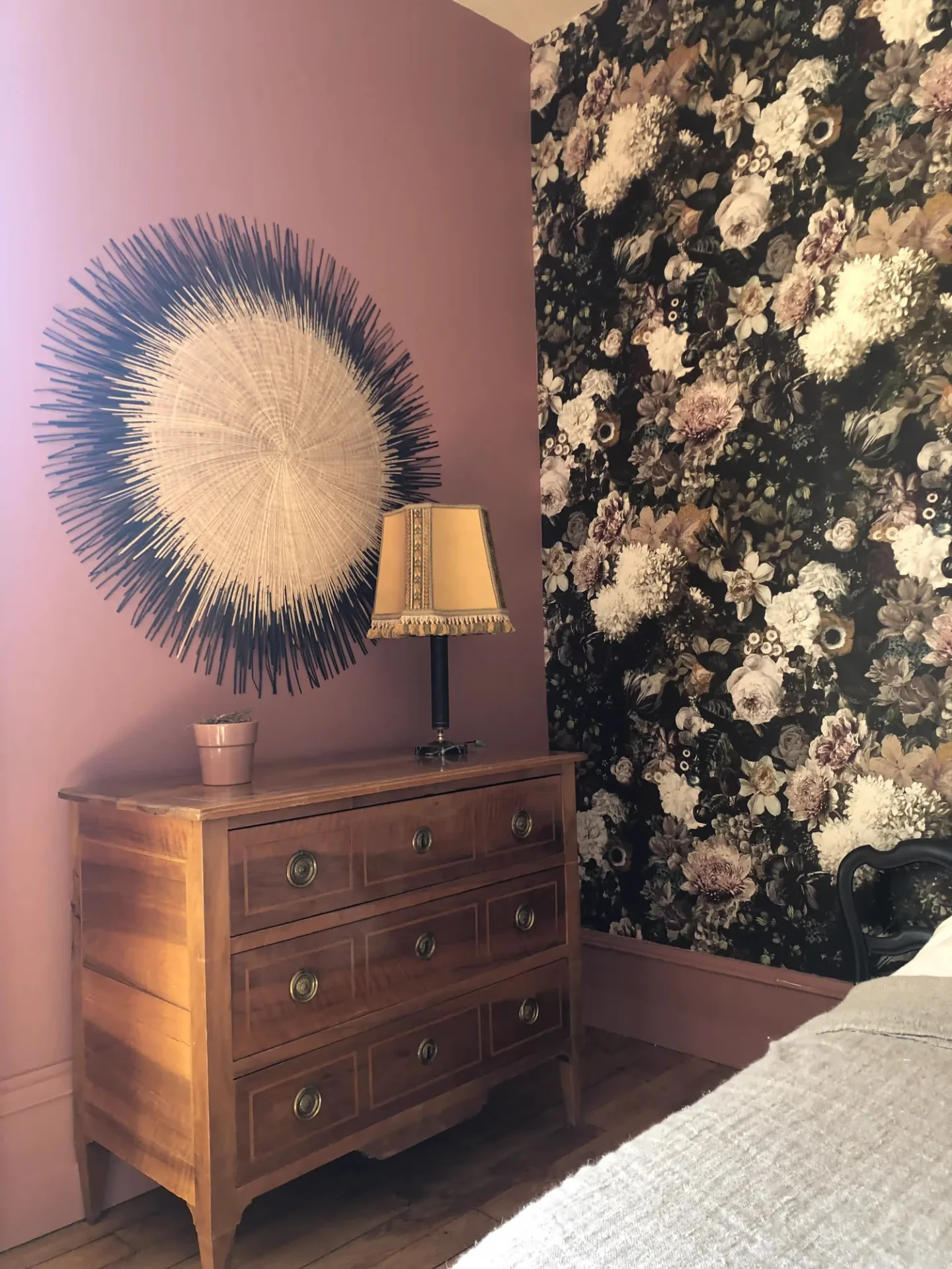 Chambre peinture Ressource teinte profonde finition veloutée — Maison Esclavissat Mâcon