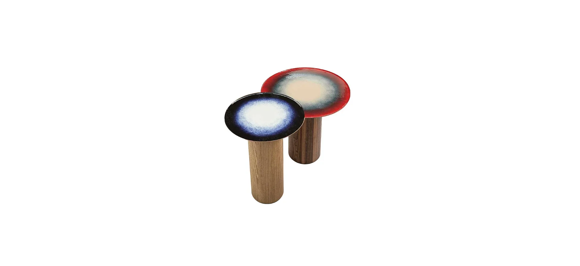 Tables d'appoint Moroso Mangiafuoco par Zanellato Bortotto — Maison Esclavissat Mâcon