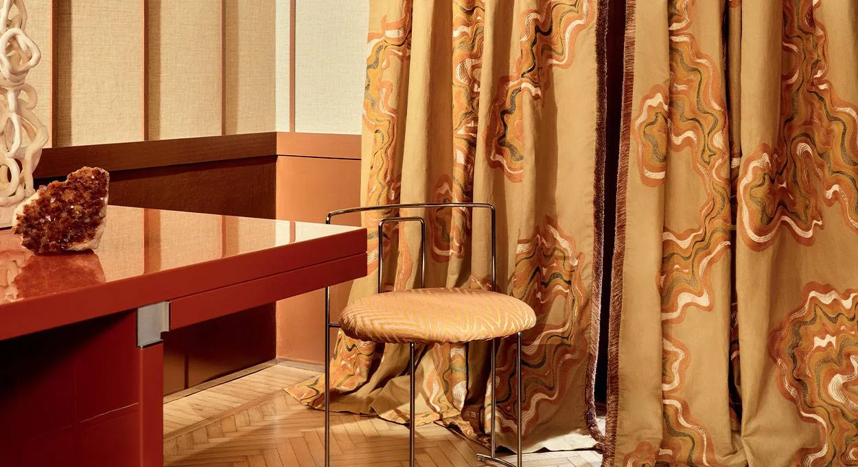 Tissu ameublement Élitis Brera Montbello Mâcon