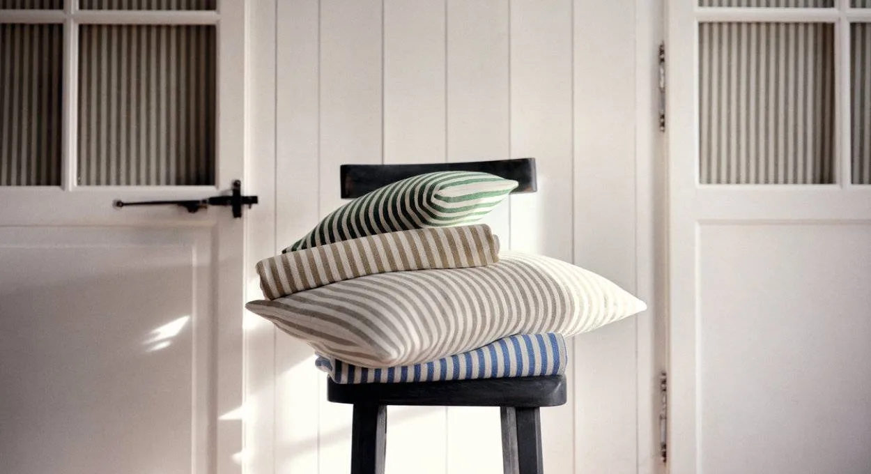 Tissu rideau Élitis Cape Cod Wilfred lin Mâcon