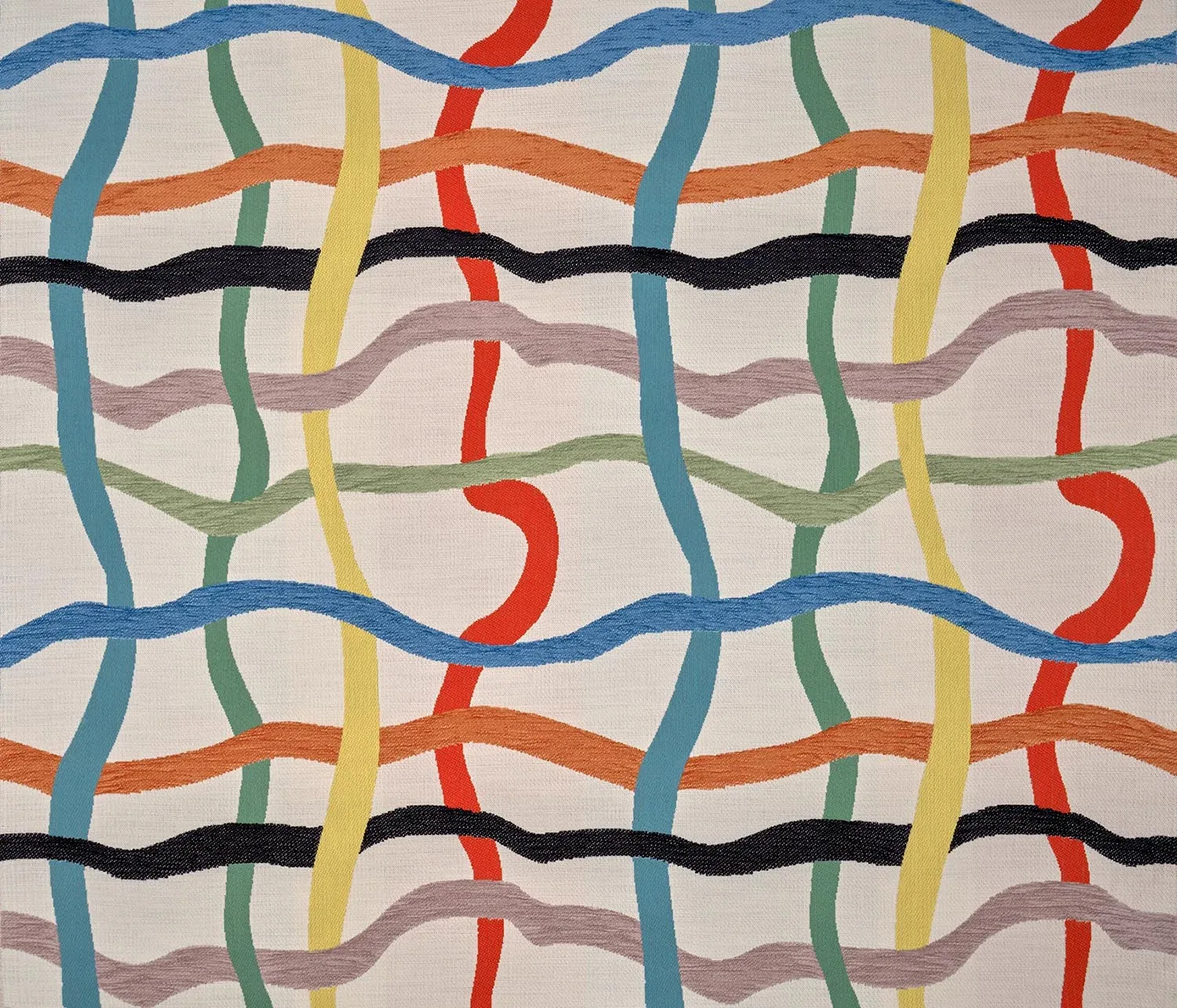 Tissu outdoor Pierre Frey, tissage graphique — Maison Esclavissat Mâcon