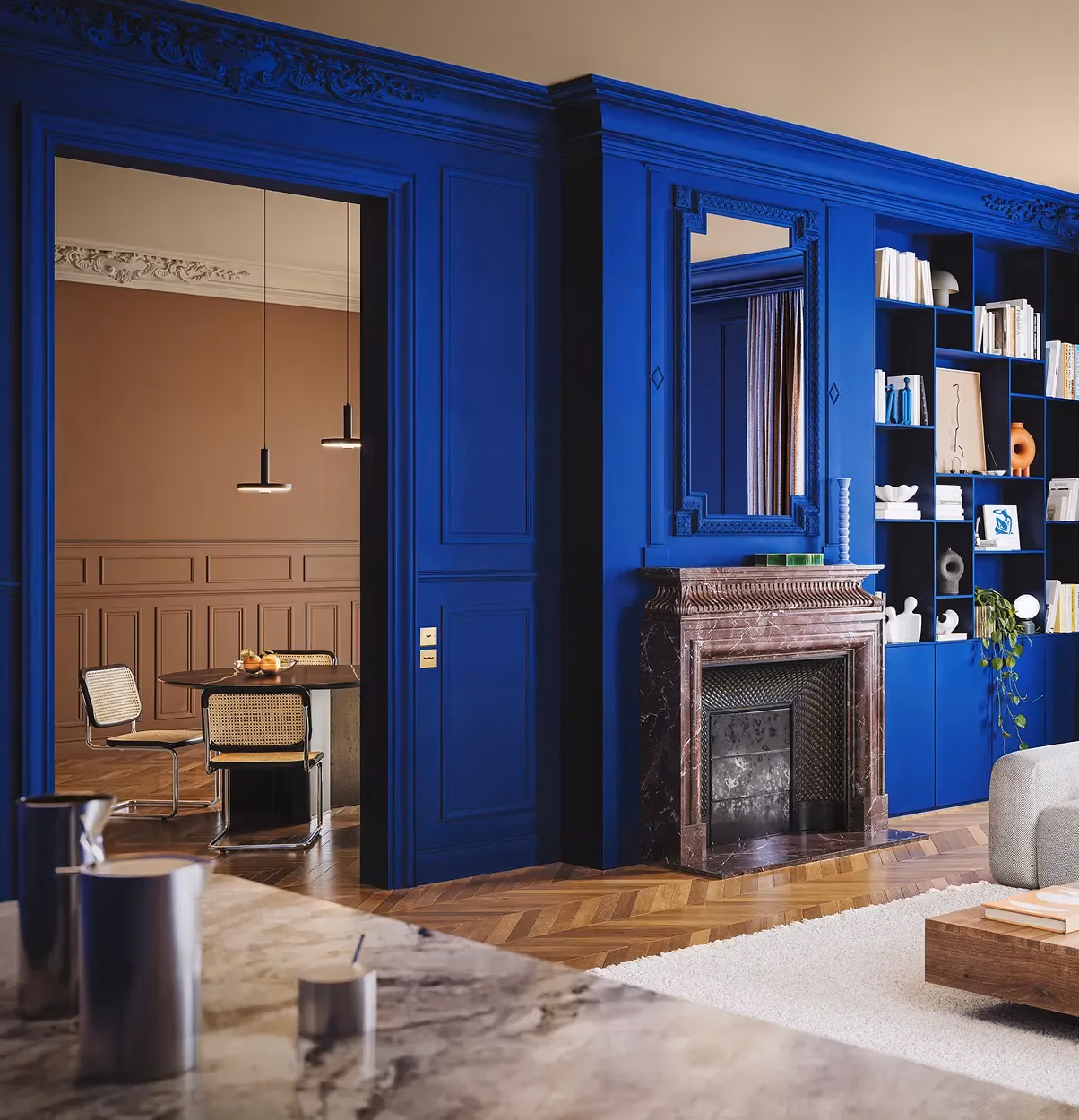 Peinture Ressource teinte Bleu Yves Klein IKB — Maison Esclavissat Mâcon